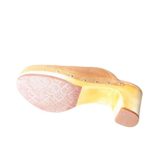 UGG Abbie Suede Sherpa Lined Sole Clog Size 7 - Picture 9 of 11